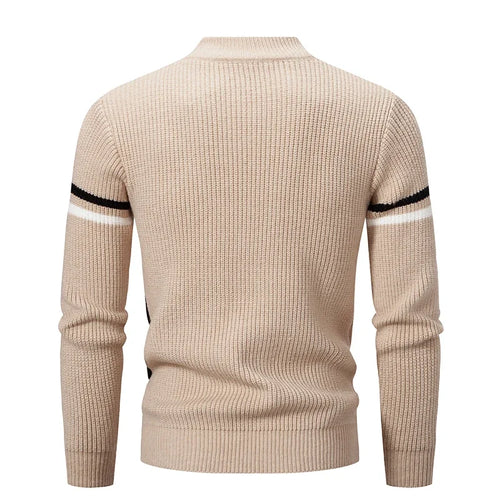 Drune | Grafischer Strickpullover mit Farbblöcken Modern und Warm Perfekt Für Den Alltag