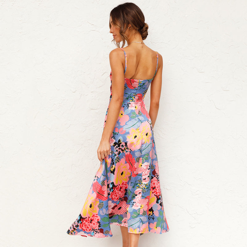 Elegantes Blumen Kleid