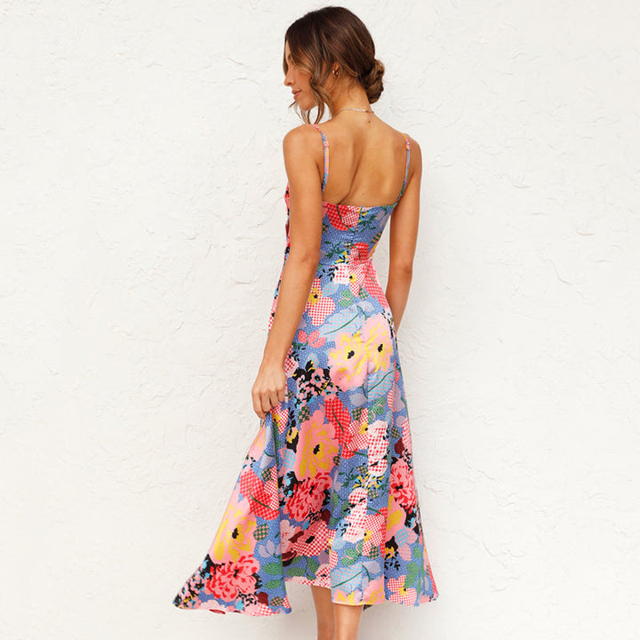 Elegantes Blumen Kleid