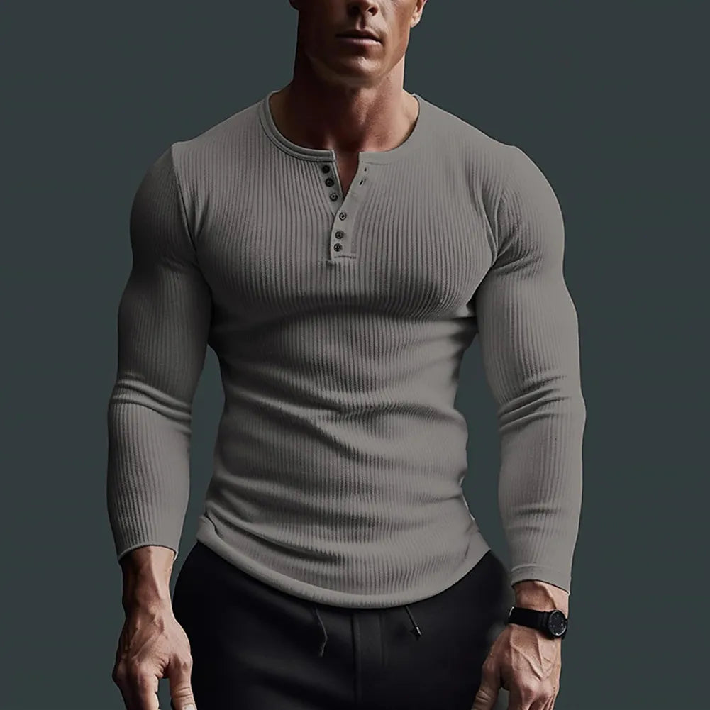 Drune | Slim-Fit-Henley-Hemd
