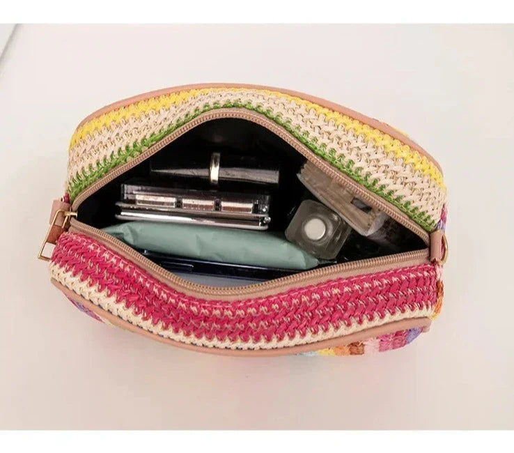 Drune | Moderne, Sommerliche, Elegante, Mehrfarbige Umhängetasche Für Damen