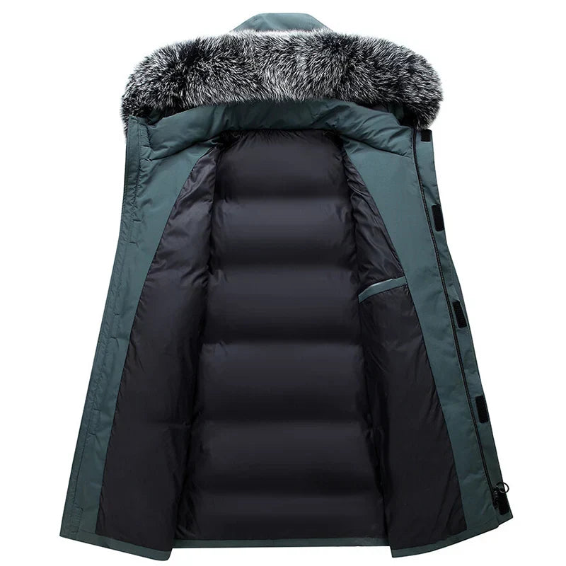 Drune | Lange Winterjacke