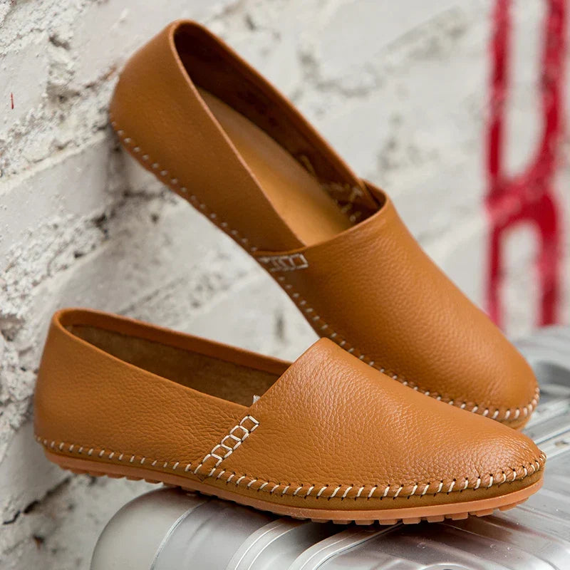Bequeme Lederhalbschuhe für den Alltag Drune Drune