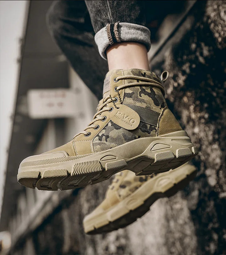 Drune | Outdoor Stiefel Mit Tarnmuster Für Herren