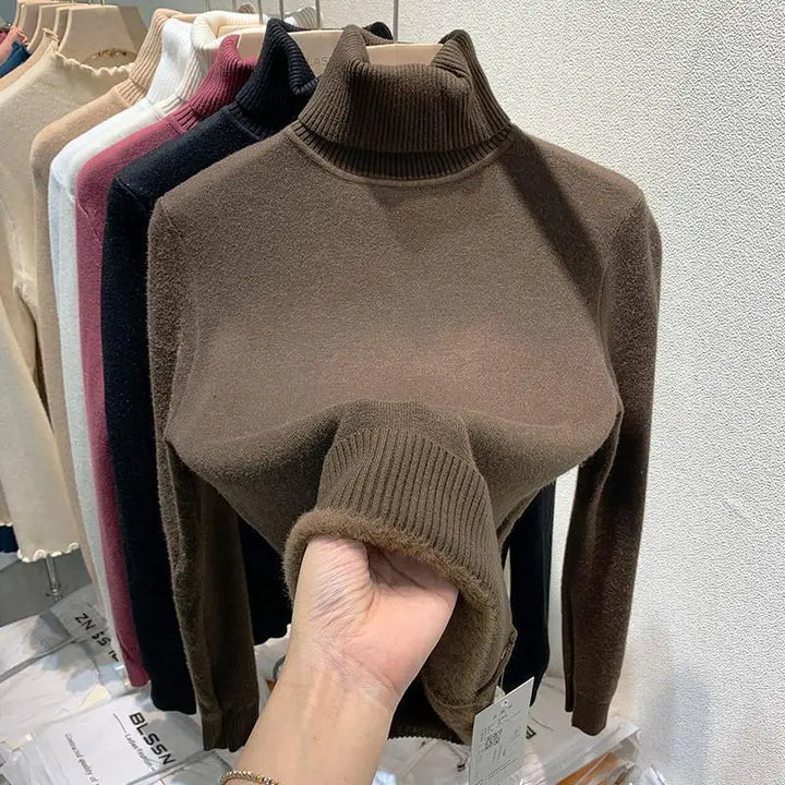 Drune | Rollkragenpullover Modisch Warm Herbst Winter Elegant