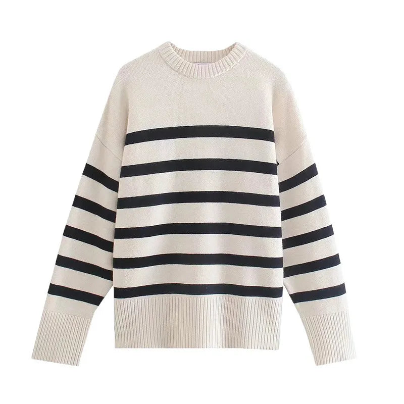 Drune | Gestreifter Pullover Sweater