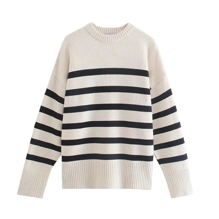 Drune | Gestreifter Pullover Sweater