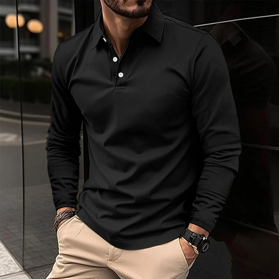 Drune | Lässiges Langarm-Polo
