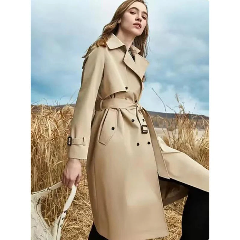 Drune | Winter-Trenchcoat mit Schnürung