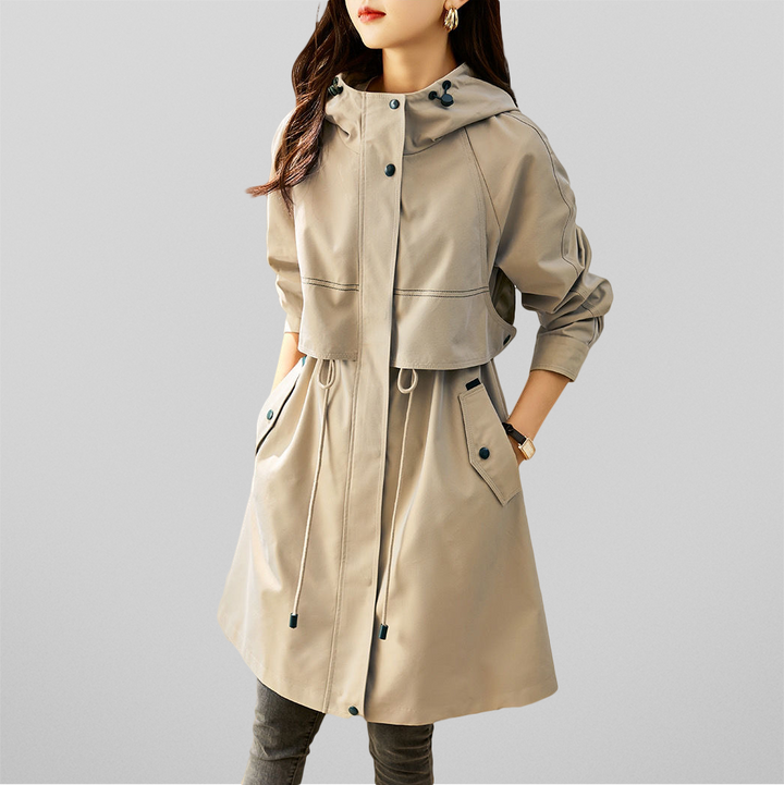 Drune | Crimson Elegance Damenjacke Stilvolle Jacke mit Funktionalen Details für Jede Jahreszeit