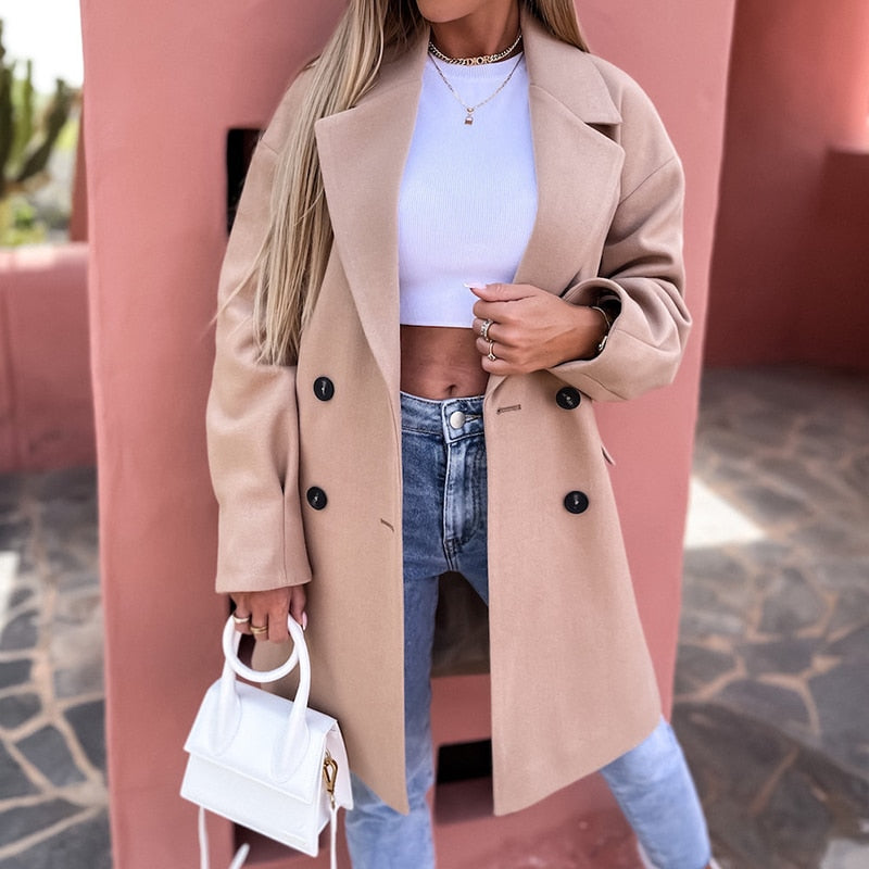 Drune | Lange Winterjacke für Damen