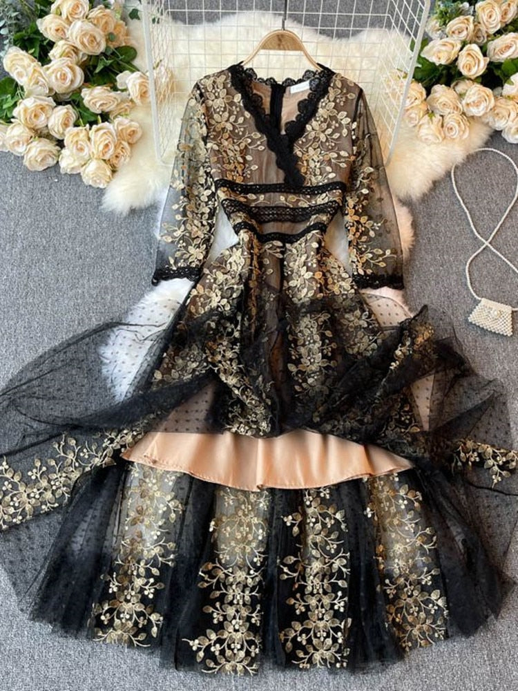 Drune | Glaub an alles Midi Kleid
