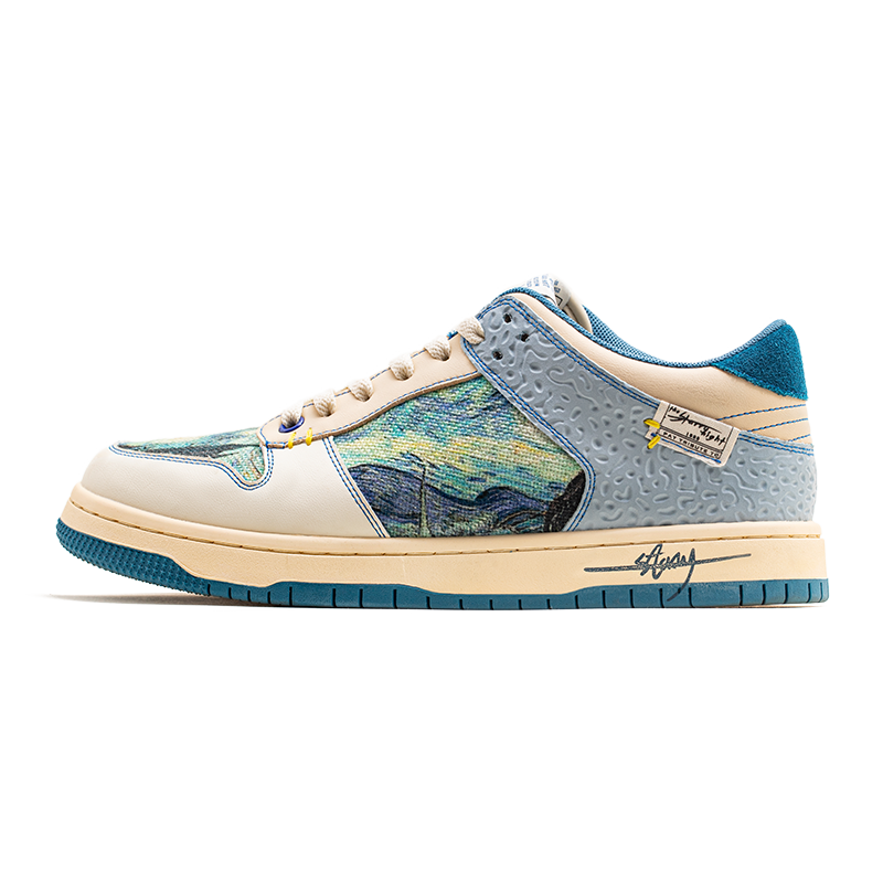 Drune | Gogh Starry Night Inspirierte Sneakers