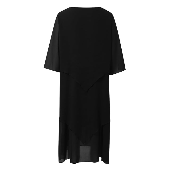 Drune | Elegantes Chiffonkleid mit Lagen-Look