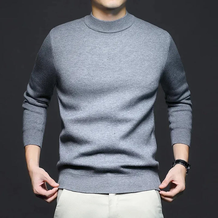 Drune | Klassischer Strickpullover Rundhals Zeitloses und Elegantes Aussehen