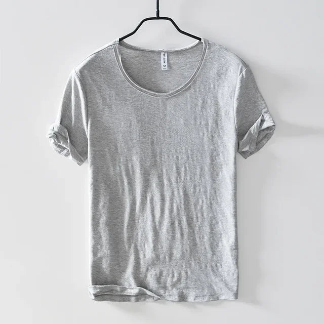Drune | Herren Slim Fit Baumwoll T-shirt