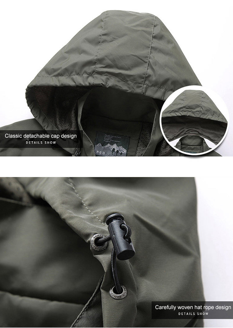Wasser- und winddichte Softshell-Jacke