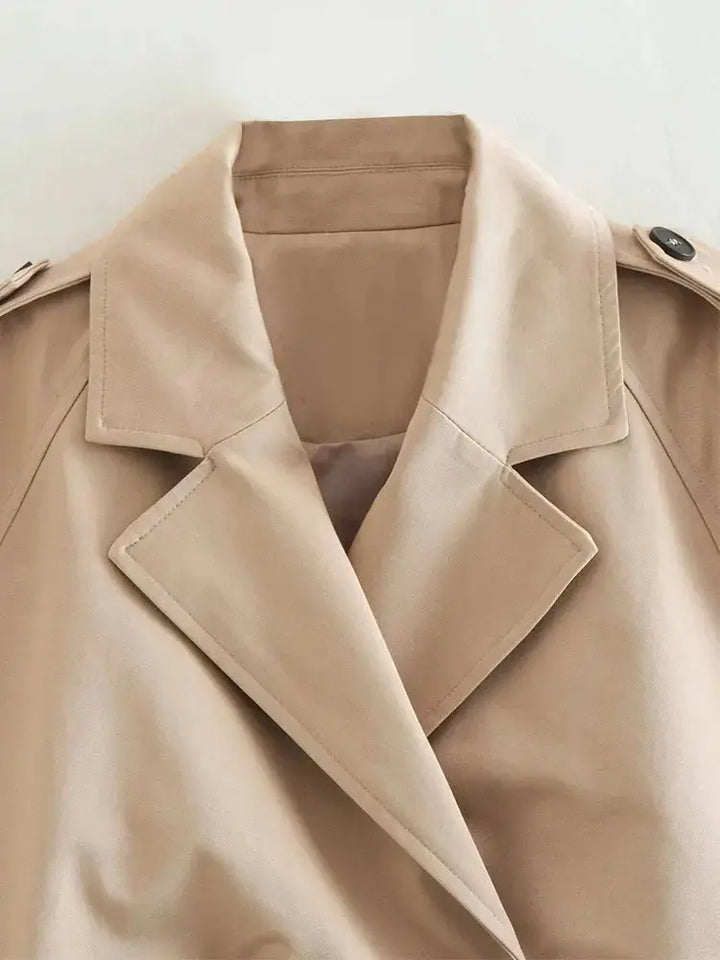 Drune | Gekürzter Trenchcoat