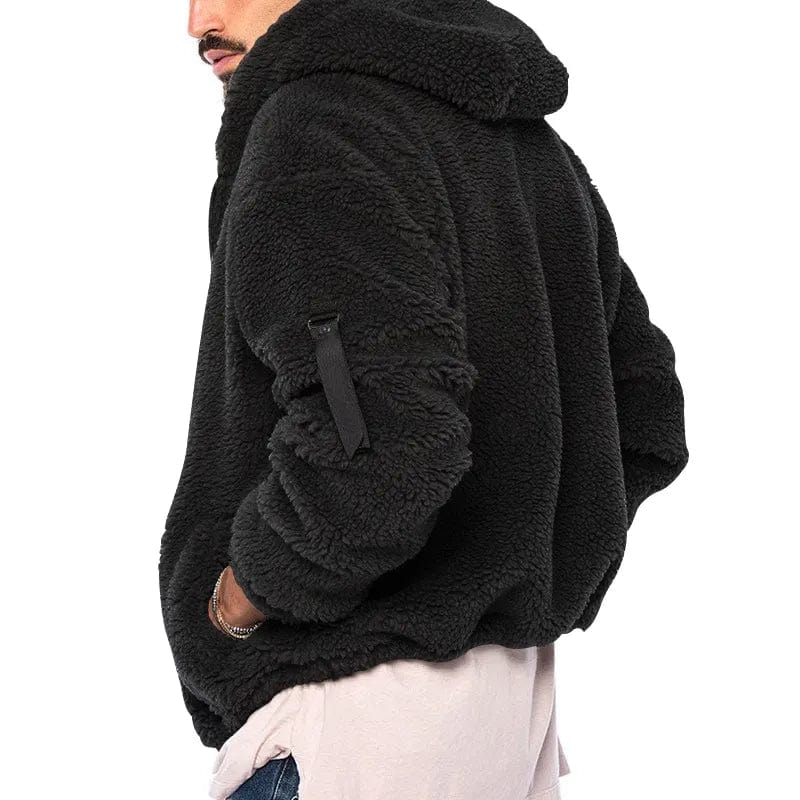 Drune | Veste Sherpa aus Velours
