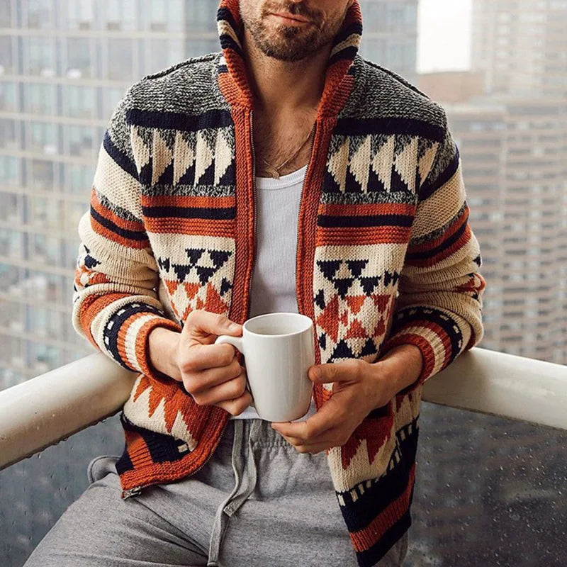 Drune | Strickjacke mit Reißverschluss für Männer