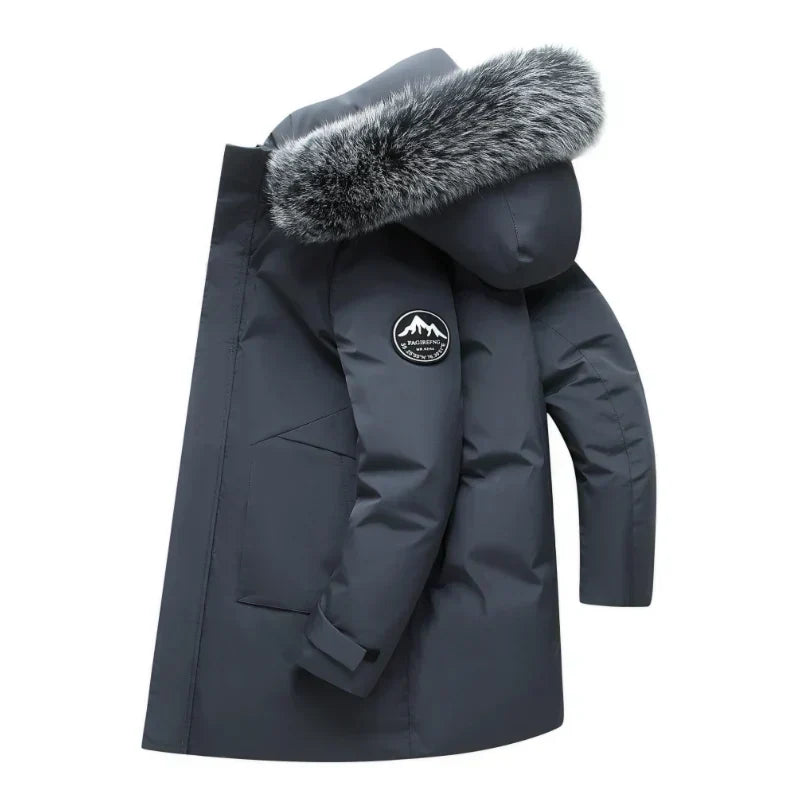 Drune | Lange Winterjacke