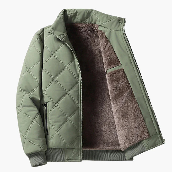 Drune | Winter Steppjacke mit Fleecefutter - Modische Outdoor Übergangsjacke für Alltag und Freizeit