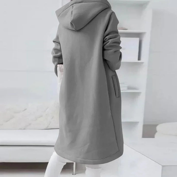 Drune | Hoodie-Cardigan mit abgerundetem Saum