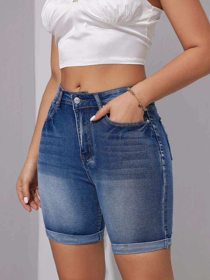Drune | Taille Denim Shorts