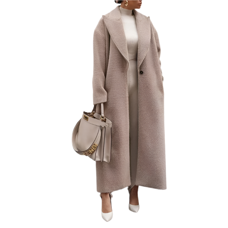 Drune | Warme Plüsch Damen Winterjacke