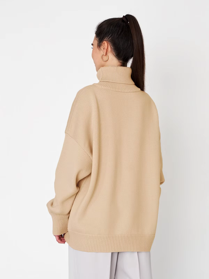 Drune | Kuscheliger Oversize-Pullover mit Rollkragen