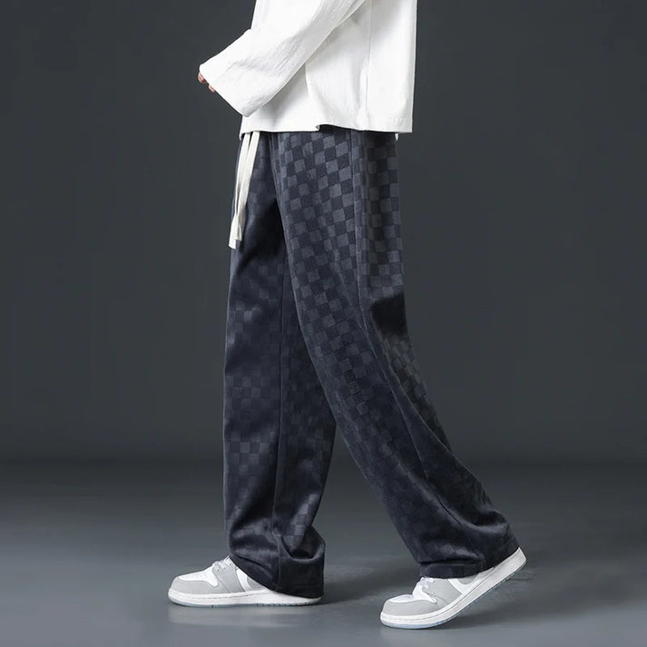 Drune | Stylische Jogginghose Mit Karomuster