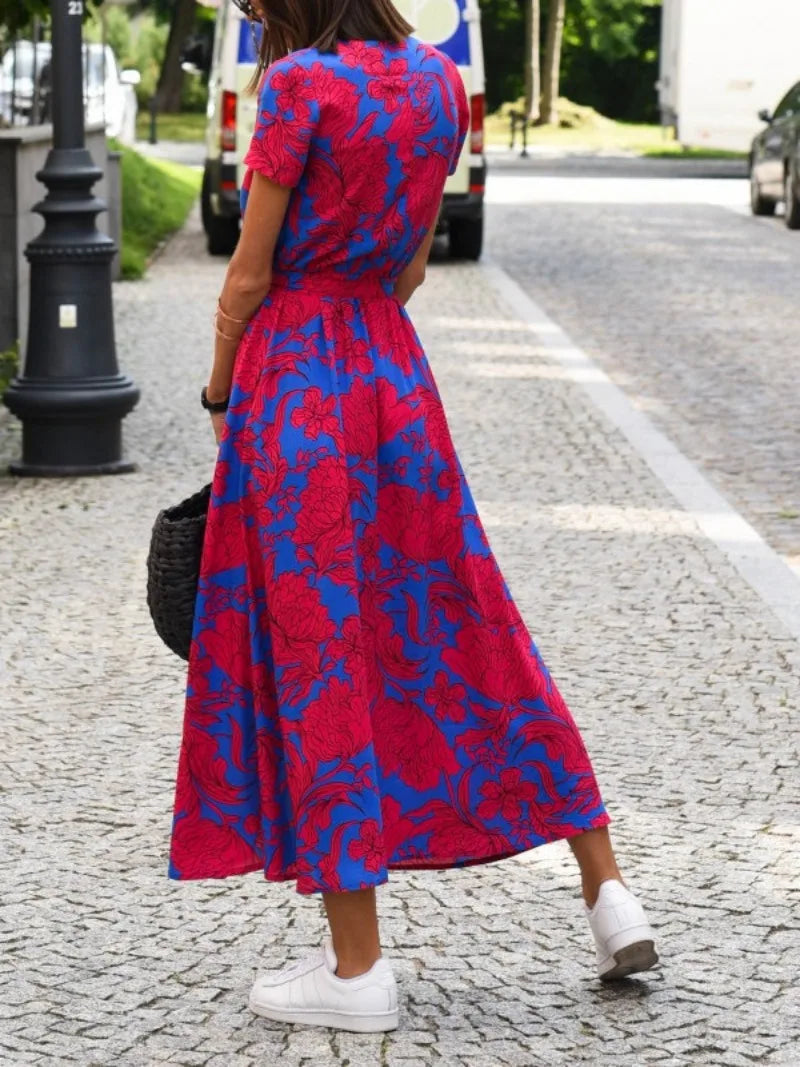 Drune | Blumen Wickelkleid