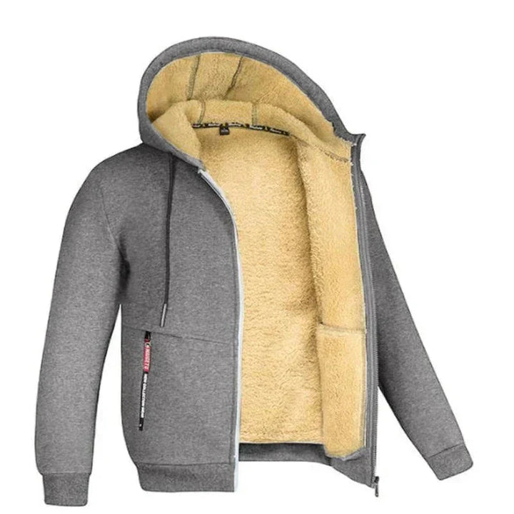 Drune | Fleece Kapuzenpullover Reißverschluss Kapuzenpullover Kapuzenpullover Jacke