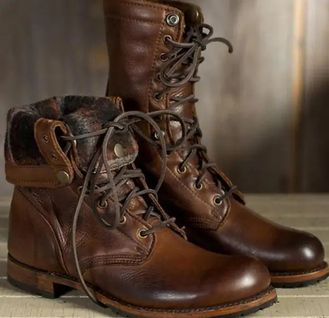 Drune | Winterstiefeletten mit Schnürung
