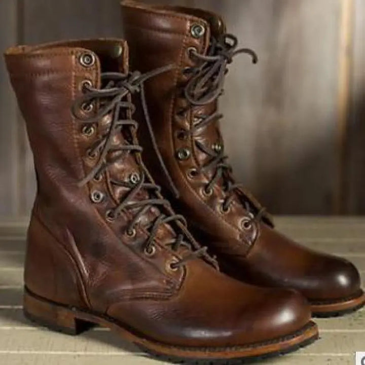 Drune | Winterstiefel mit Schnürung und warmem Futter