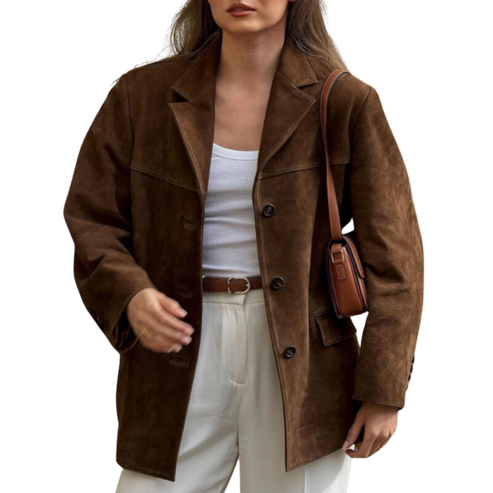 Drune | Wildlederjacke mit Umschlagkragen - Alina Herbstedition