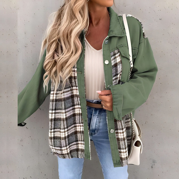 Drune | Karierte Jacke für Damen