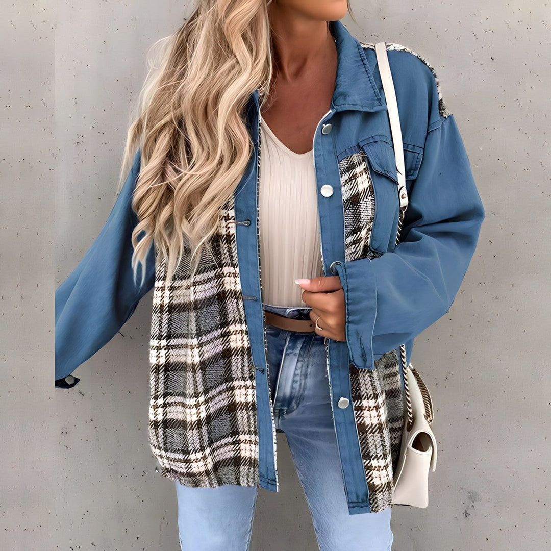 Drune | Karierte Jacke für Damen