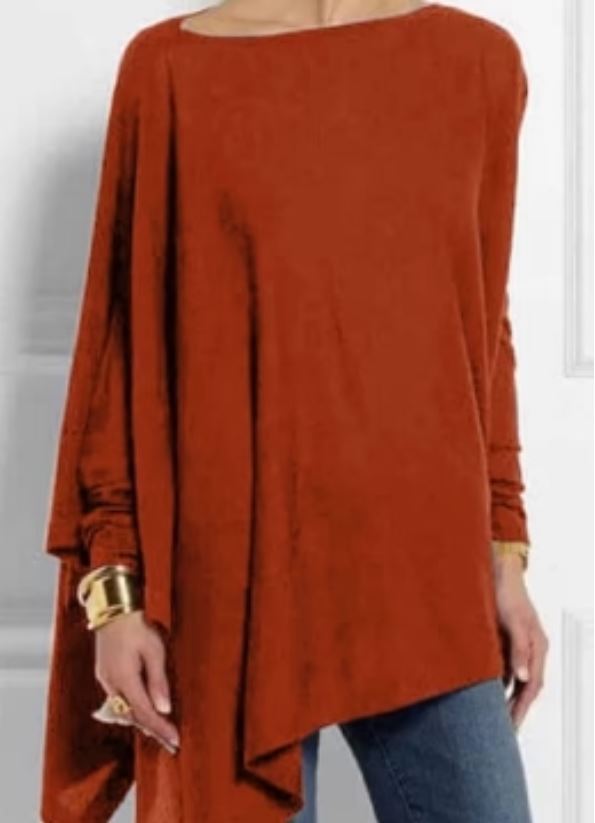 Drune | Eleganter Poncho mit edler Haptik und asymmetrischem Schnitt