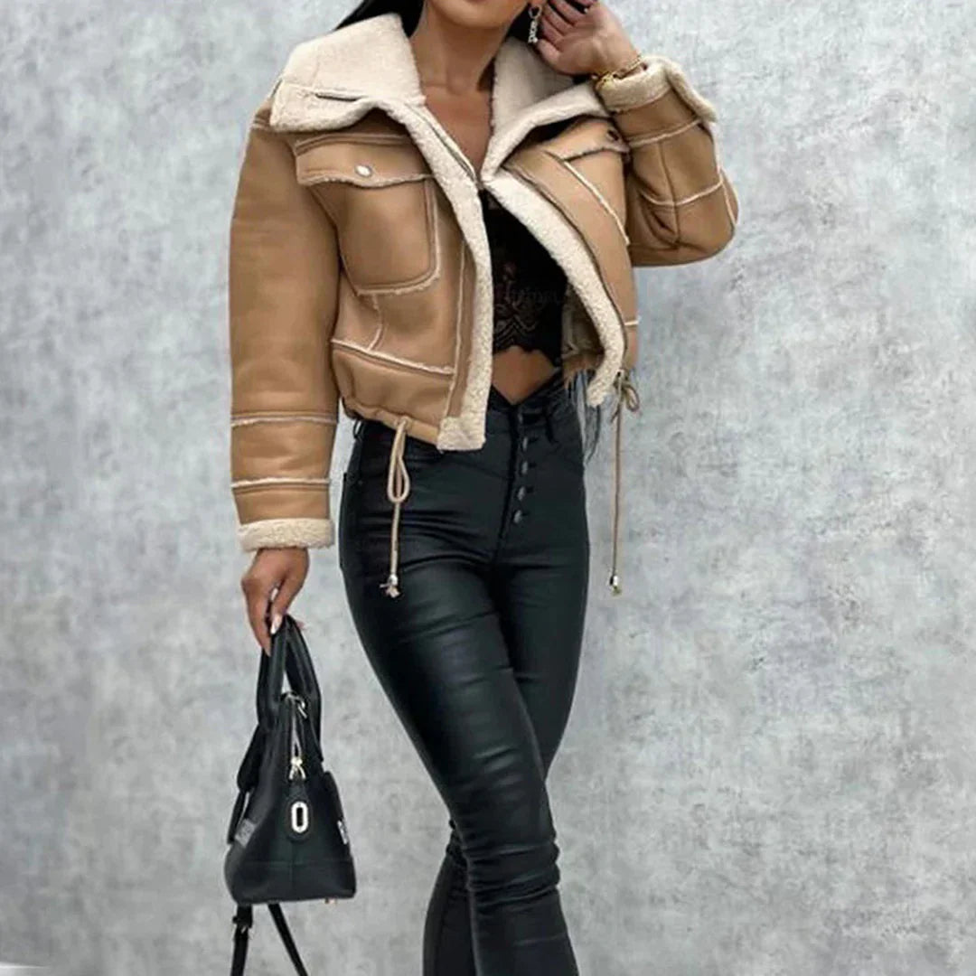 Drune | Kunstlederjacke im Trendstil