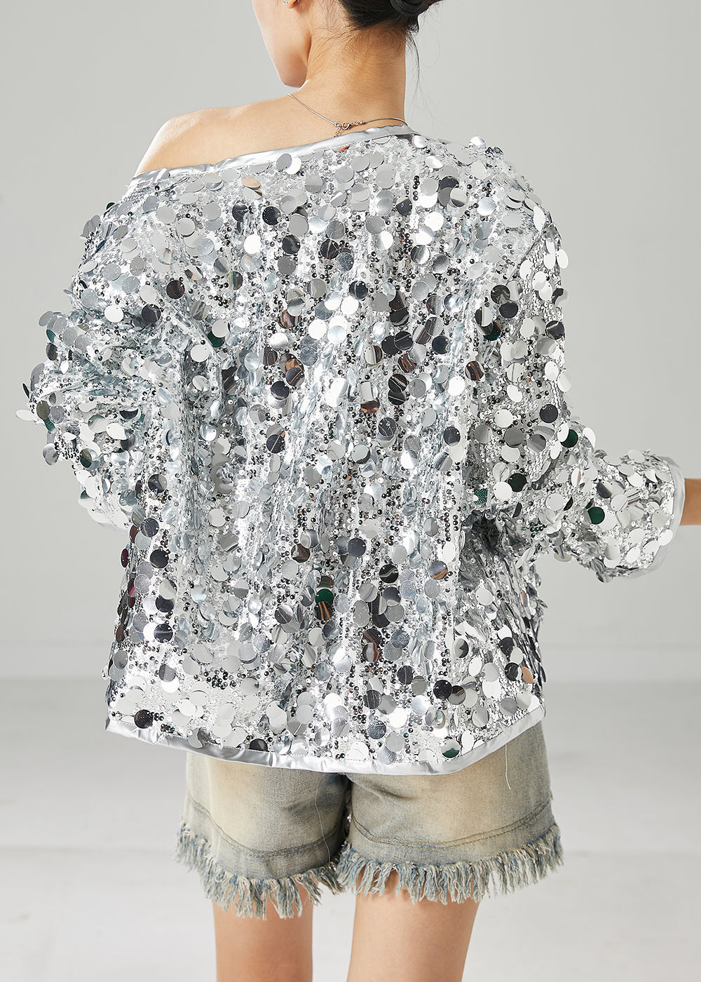 Drune | Oversized Mäntel Pailletten