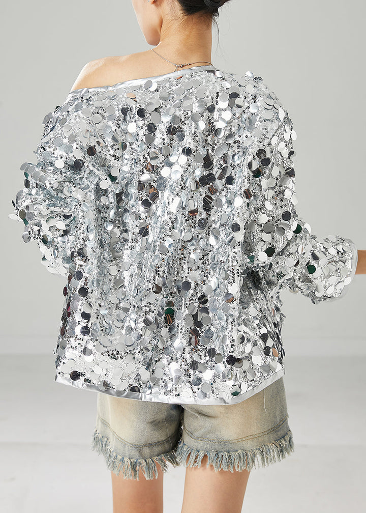 Drune | Oversized Mäntel Pailletten