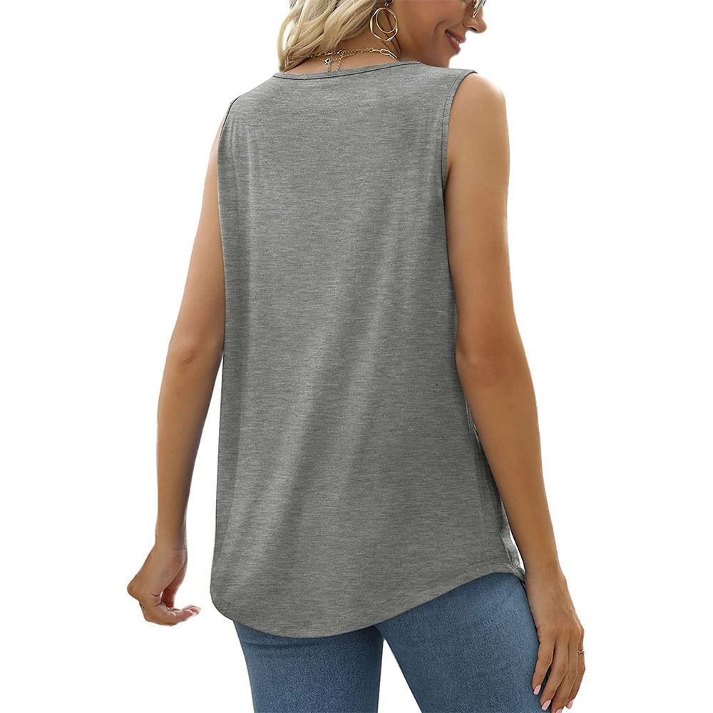 Drune | Tank-Top mit Rundhalsausschnitt