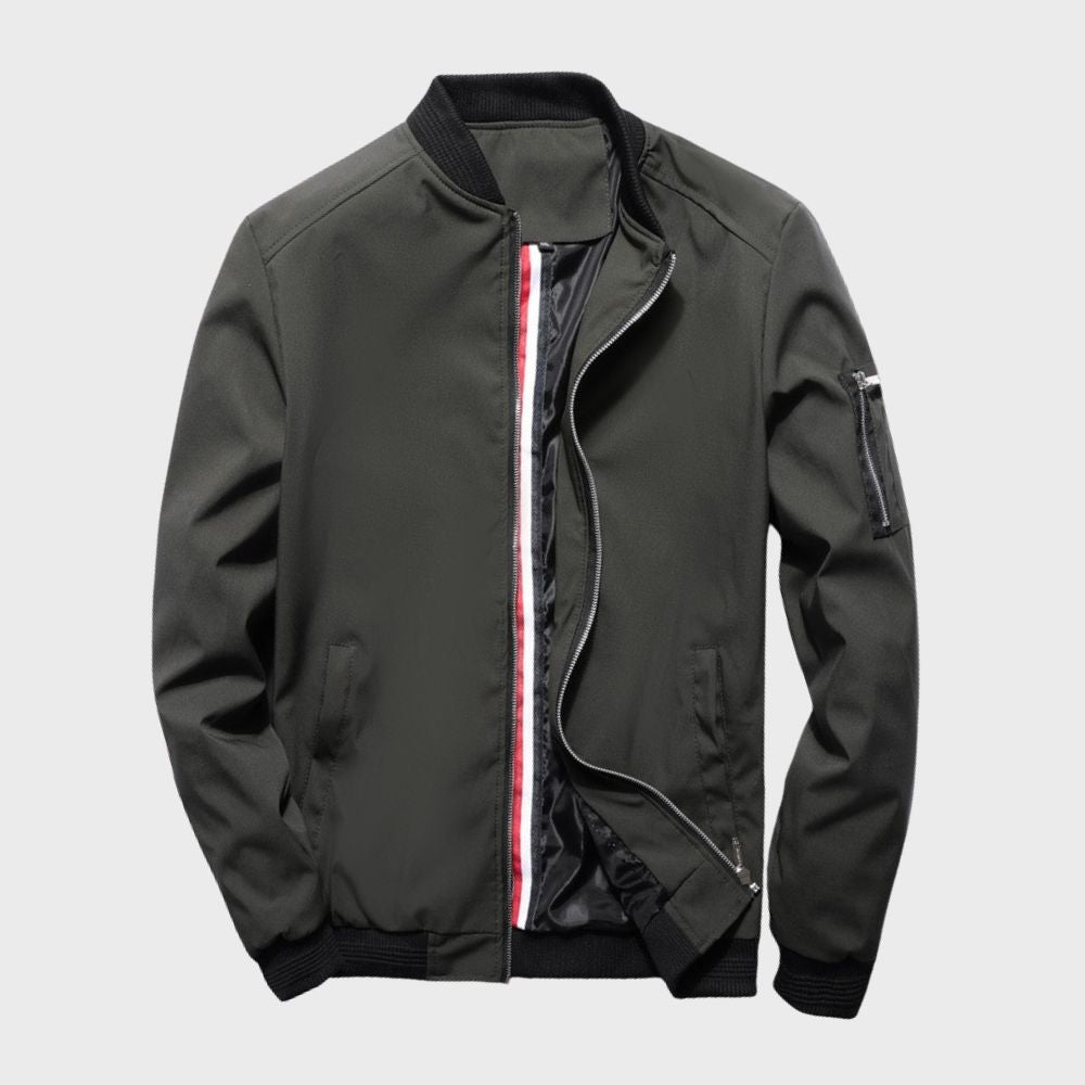 Drune | Herren Zip-Up Bomberjacke