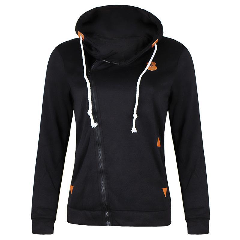 Drune | Größe Reißverschluss Taschen mit Kordelzug Hoodie
