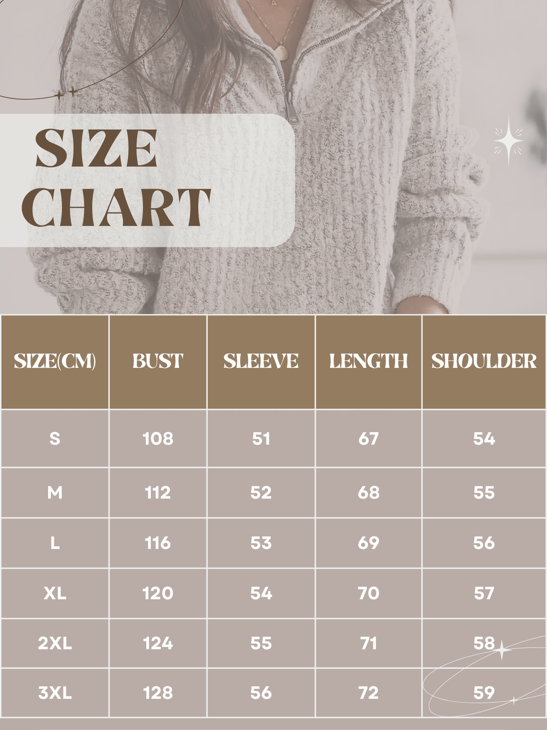 Drune | Halbzip Sweatshirt für Damen - Oversized Design
