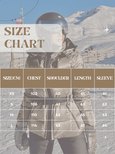 Drune | Daunenjacke für Damen - Mit Kapuze, Gürtelschlaufen - Winter