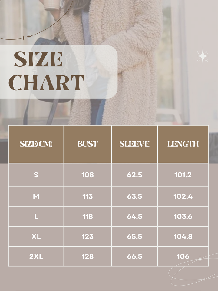 Drune | Wintermäntel für Frauen, Langer Teddy-Mantel - Warm
