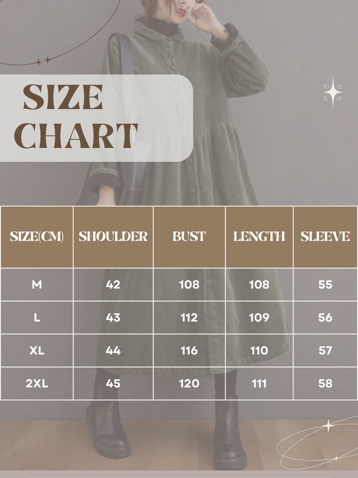 Drune | Corduroy Mantel für Frauen - Tailliertes Design