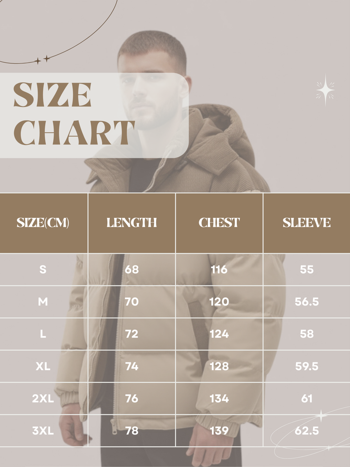 Drune | Winterjacke für Herren, Fleece-Futter, abnehmbarer Kapuze - Isoliert